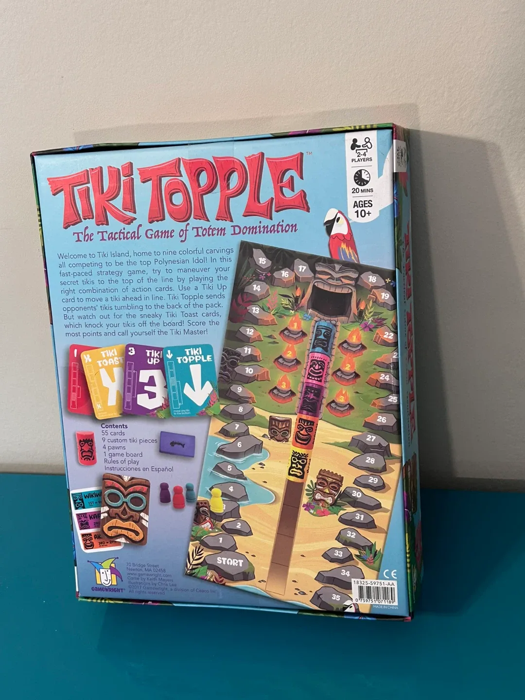 🌺NEW Tiki Topple Board Game image indicator(2)