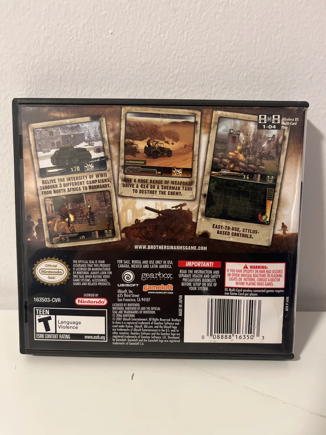 Brothers in Arms DS for Nintendo DS - photo 2