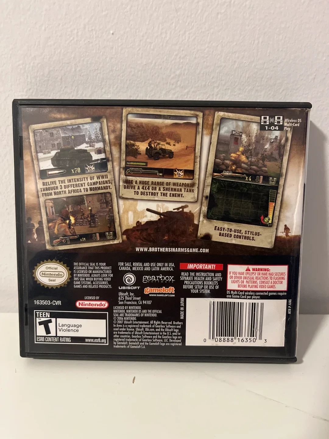 Brothers in Arms DS for Nintendo DS image indicator(2)