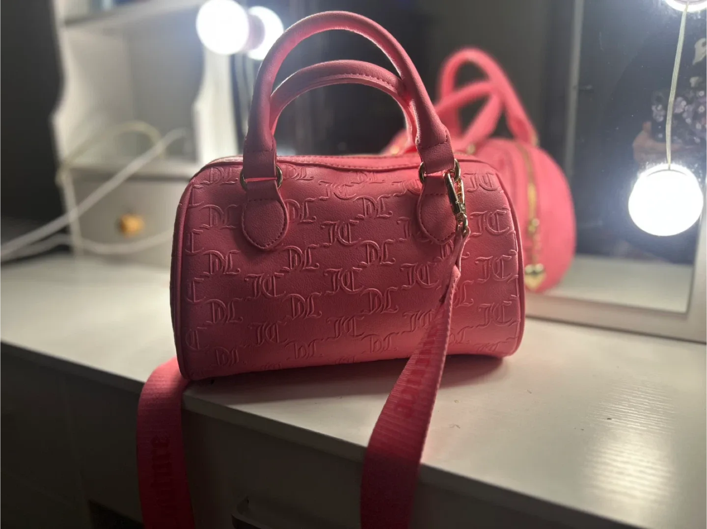 NWT Juicy Couture Pink Mini Satchel image indicator(2)