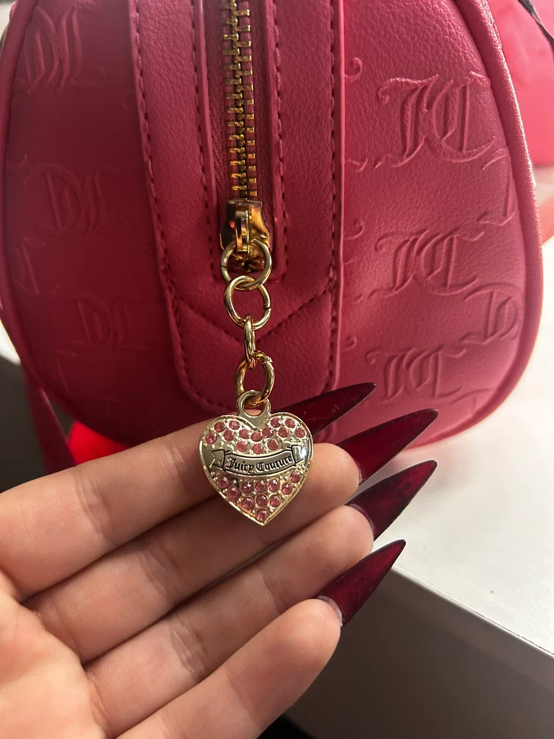 NWT Juicy Couture Pink Mini Satchel image indicator(3)