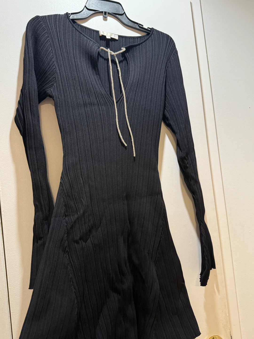 WAYF Black Long Sleeve Dress - Size XL - photo 3