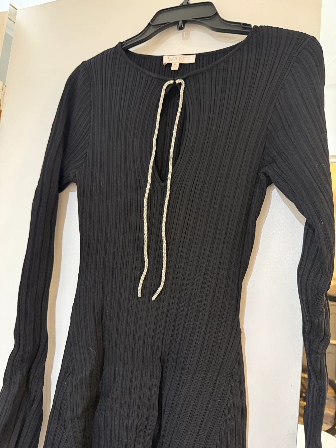 WAYF Black Long Sleeve Dress - Size XL - photo 4
