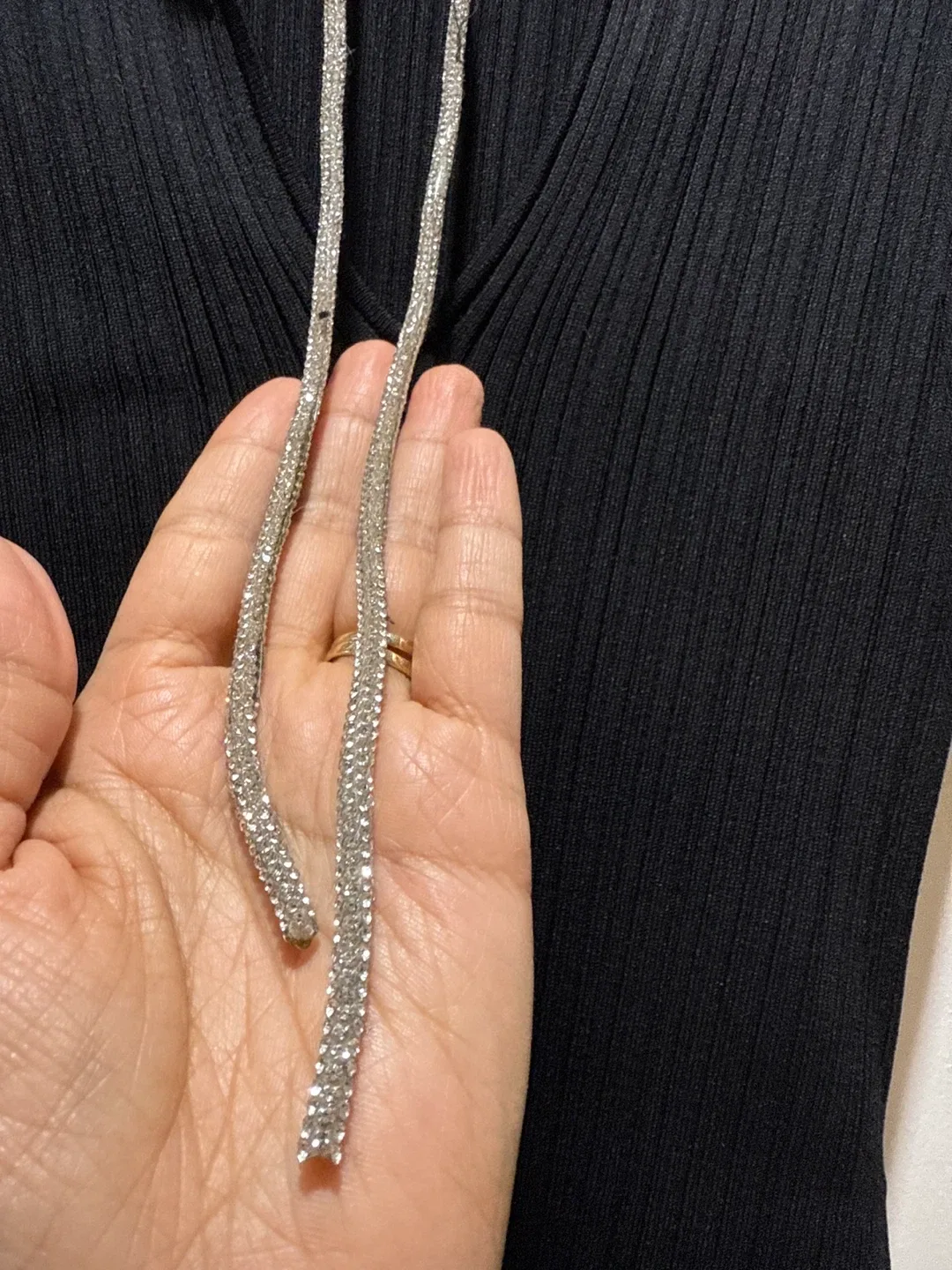 WAYF Black Long Sleeve Dress - Size XL image indicator(2)