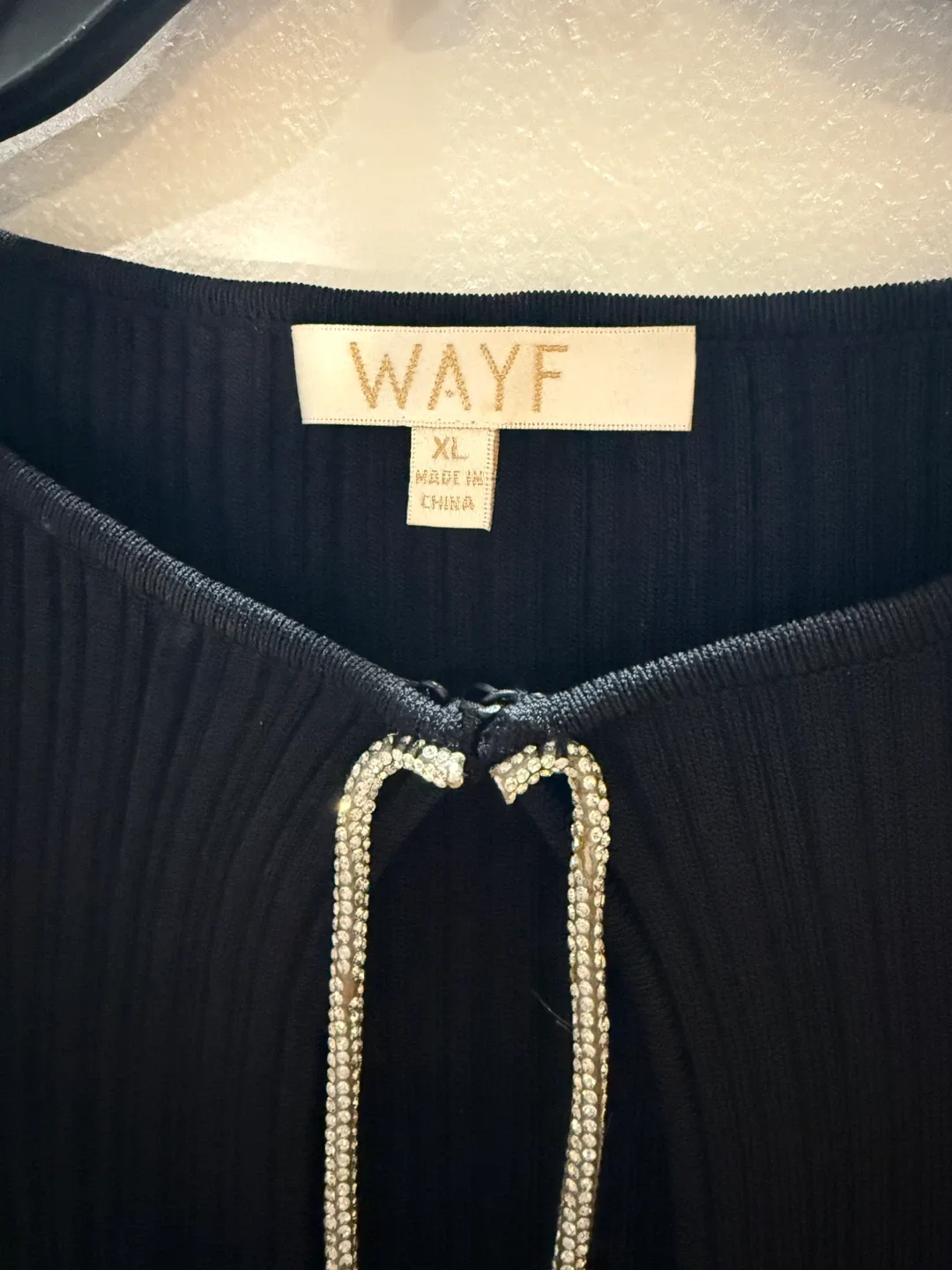 WAYF Black Long Sleeve Dress - Size XL image indicator(5)