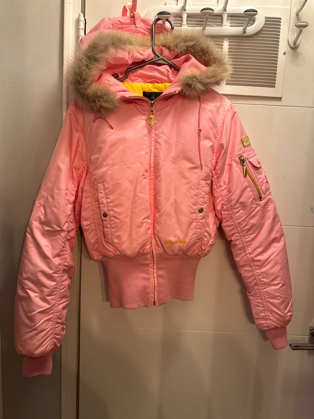 Baby Phat Pink Puffer Jacket - Size M