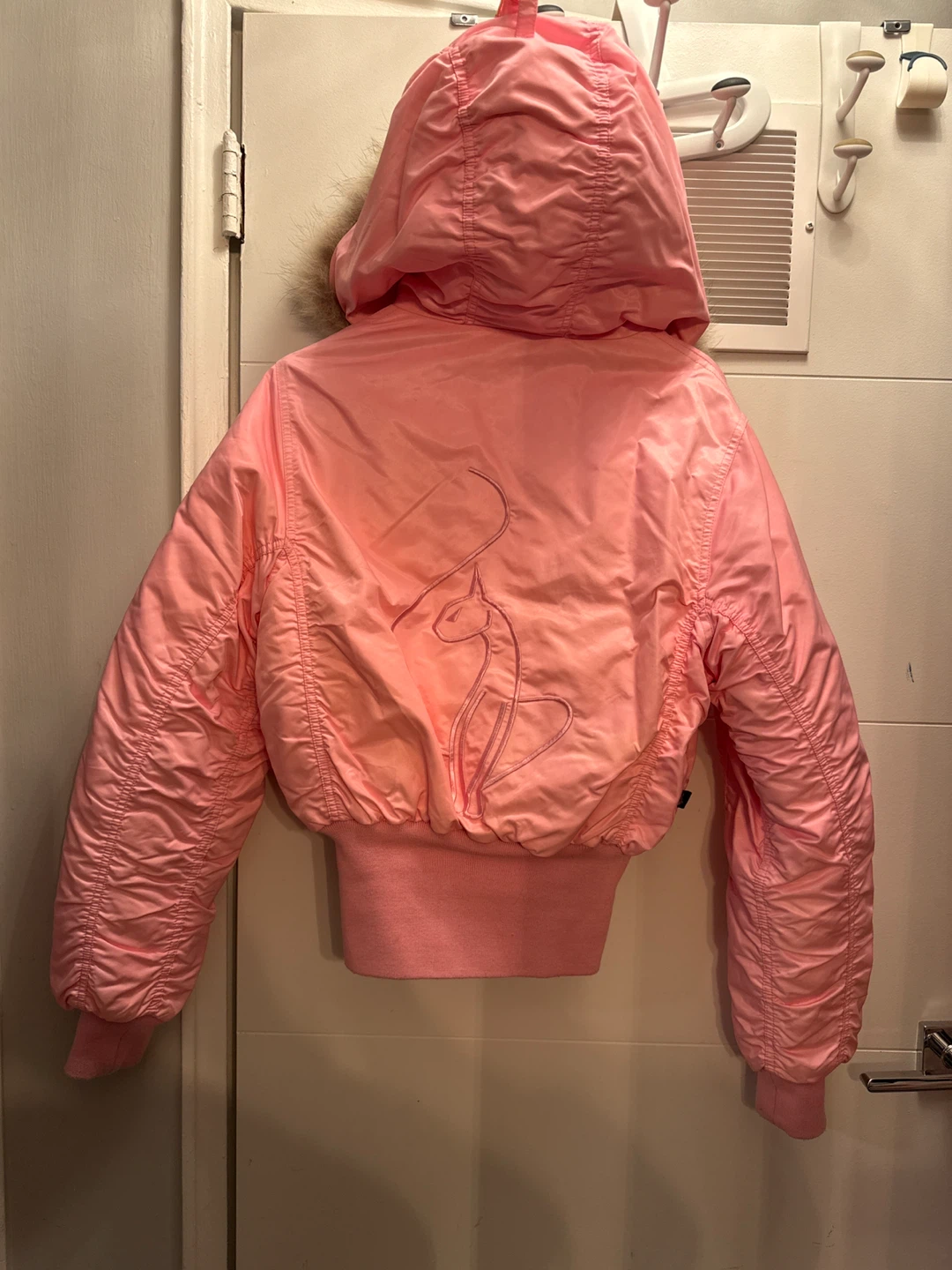 Baby Phat Pink Puffer Jacket - Size M - photo 4