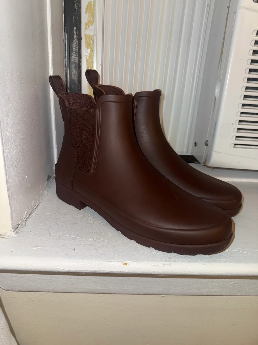 Hunter Brown  Rain Boots