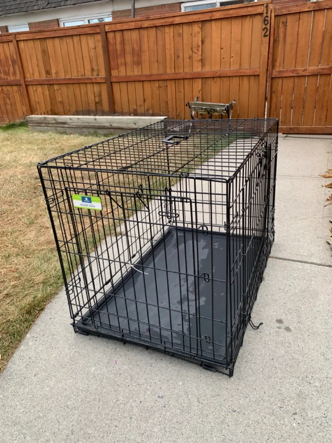 Black Wire Dog Crate - pet cage / dogs kennel image indicator(10)