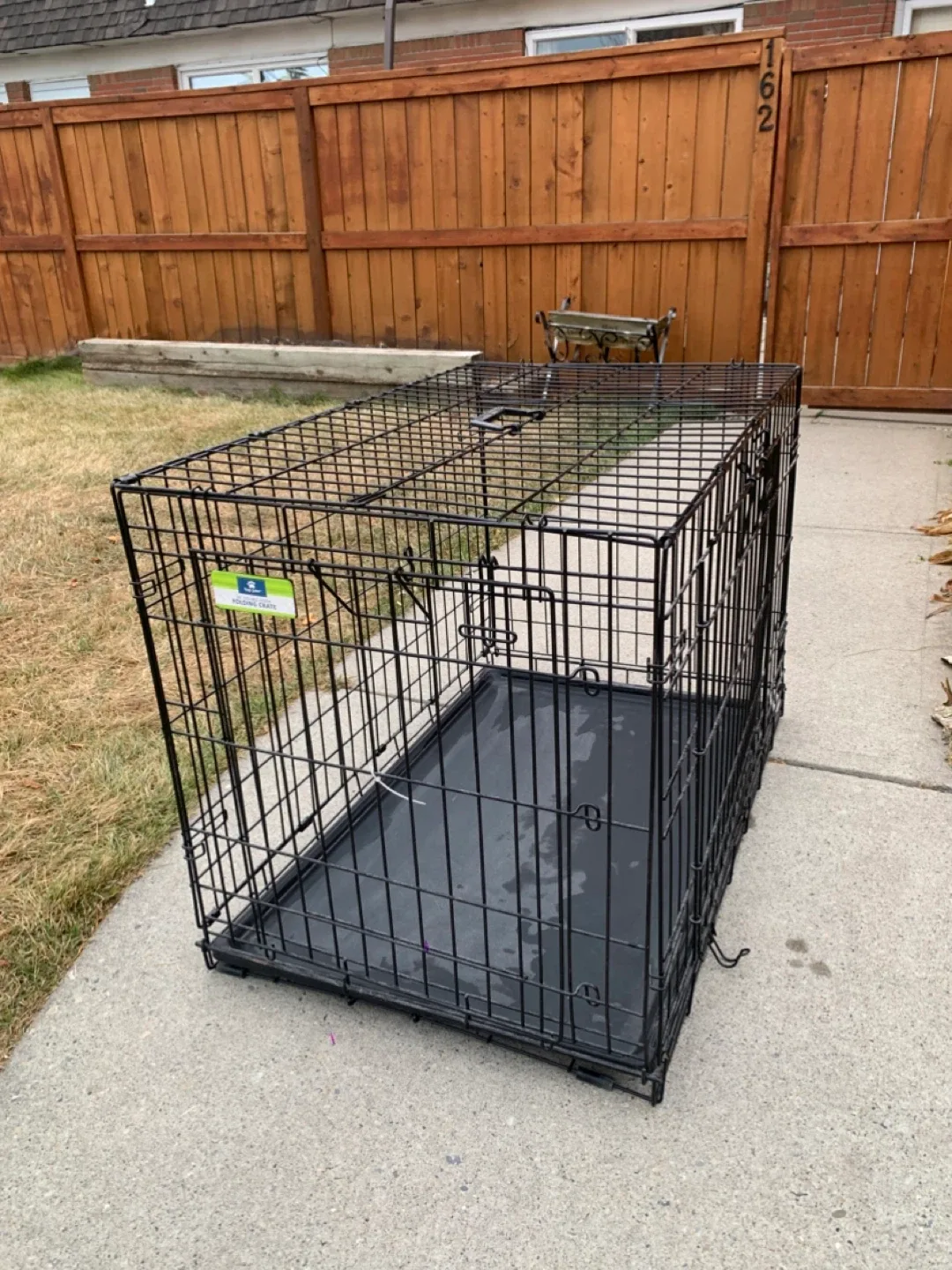 Black Wire Dog Crate - pet cage / dogs kennel image indicator(5)