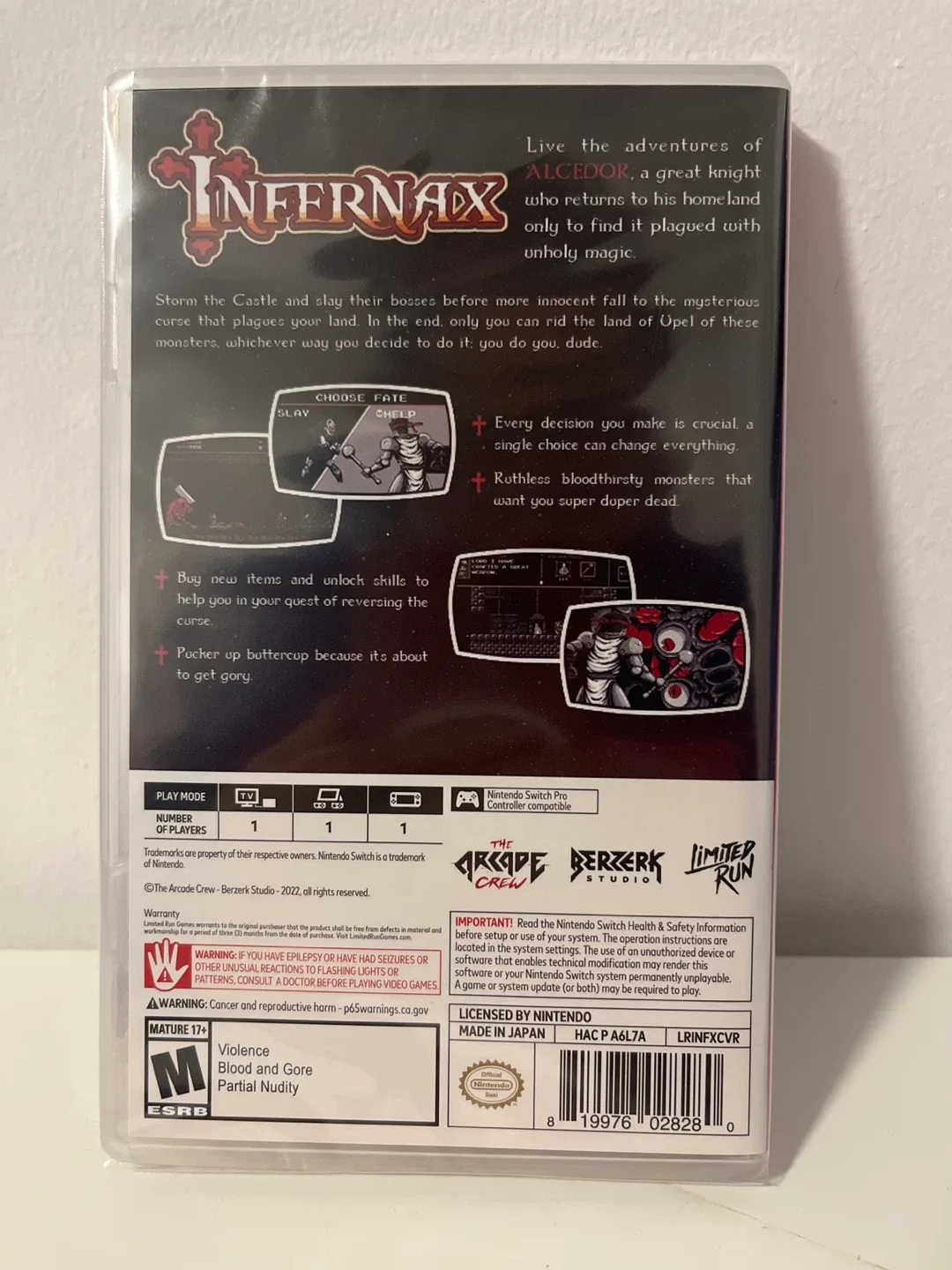 InfernaX Nintendo Switch Game - New! image indicator(2)