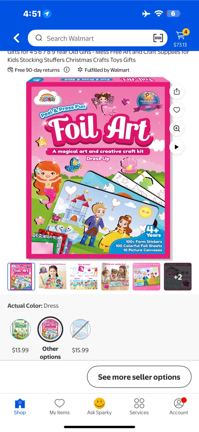 New ZMLM Foil Art Craft Kit - Dress Up - photo 3