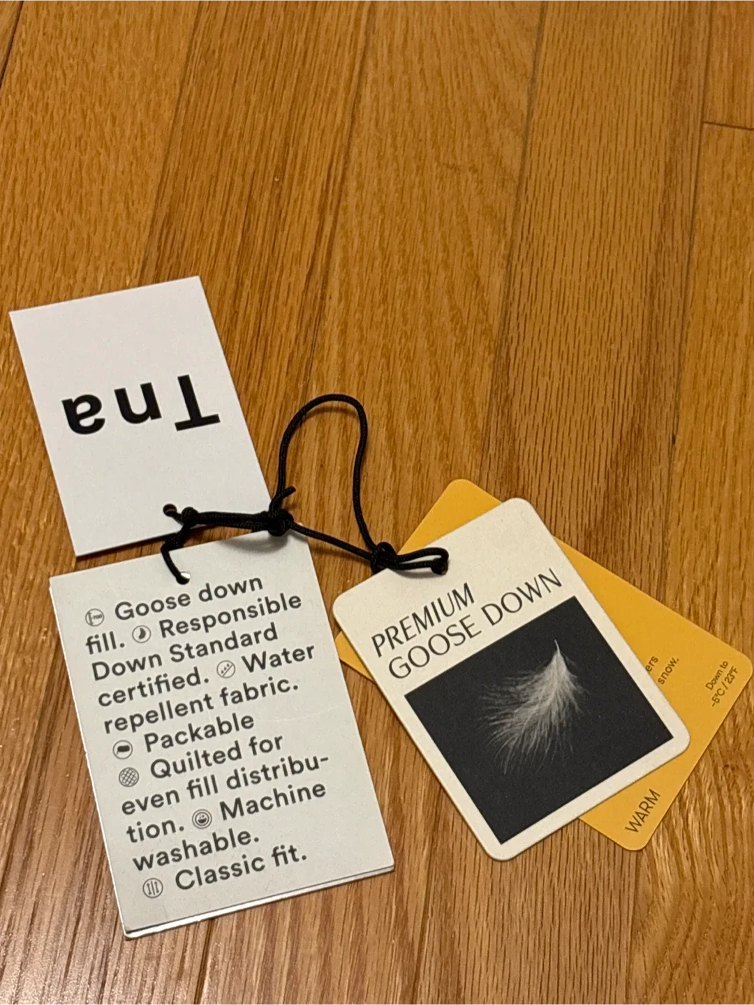 Tna The Little Puff Goose Down Jacket - Size L image indicator(2)