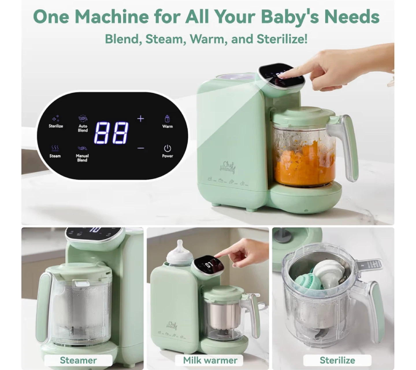 Chef Handy Baby Food Maker - Like New! - photo 2