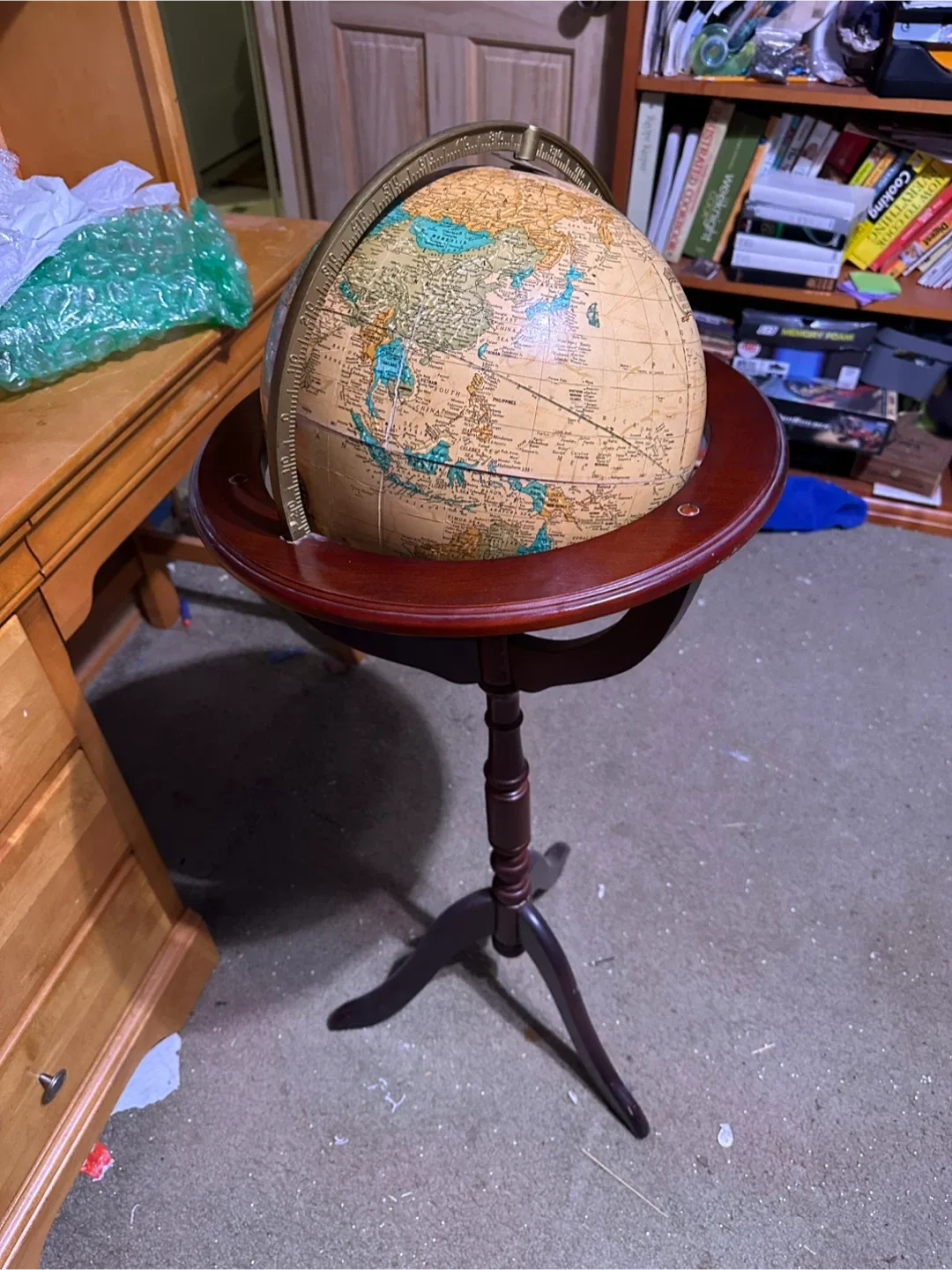 Imperial World Globe on Stand