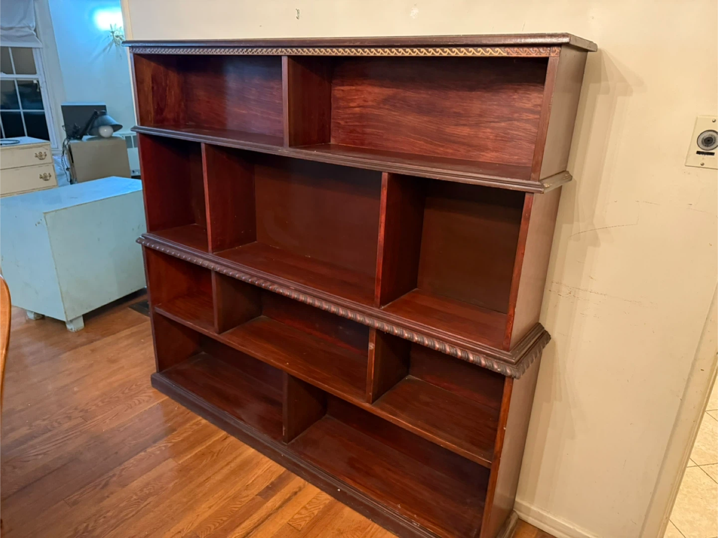Wooden Bookcase 2pc stackable