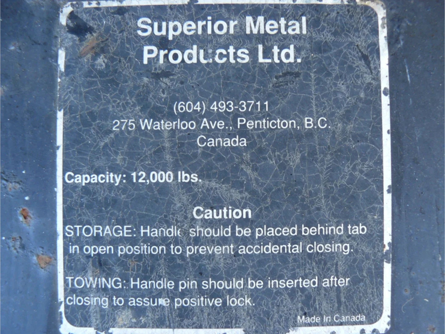 Superior Metal Products 5th Wheel Hitch - 12,000 lbs image indicator(3)