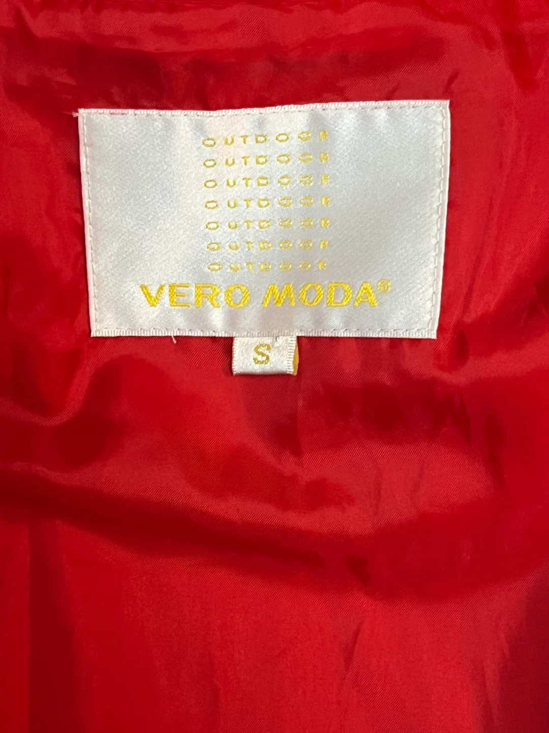 Vero Moda Red Outdoor Jacket - Size S image indicator(3)