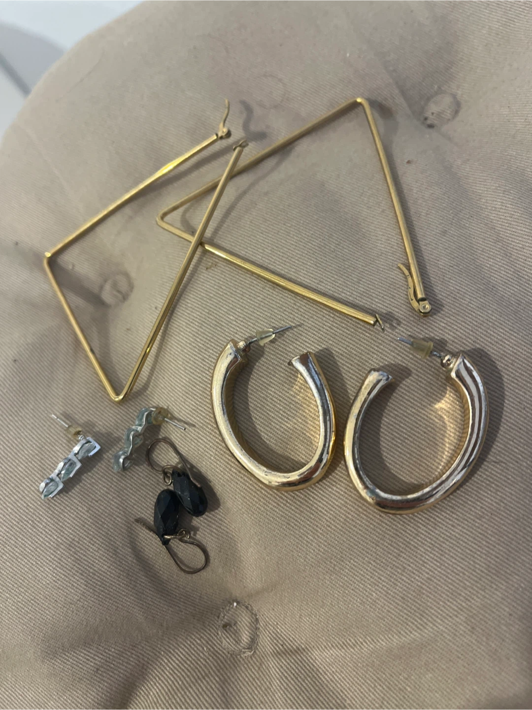 Assorted Earrings - Gold and Silver Tones