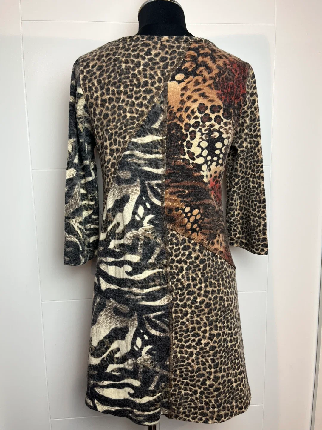 Bellissima Fashions Animal Print Dress - Size S image indicator(3)