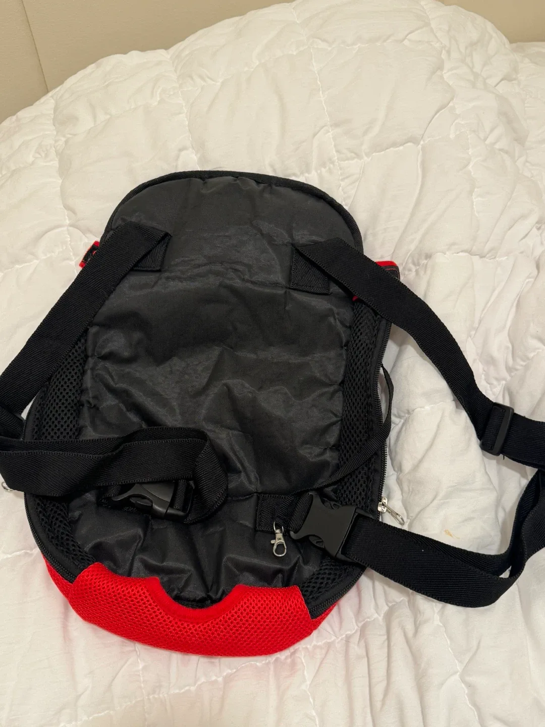 Red & Black Pet Carrier Backpack image indicator(2)