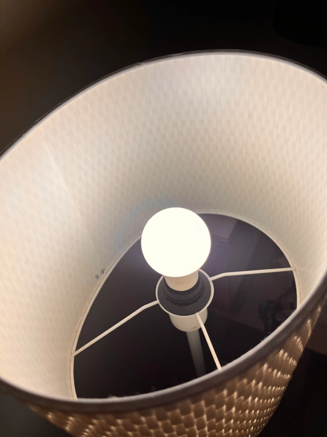 🚚 📦 Floor Lamp with Woven Shade - photo 5