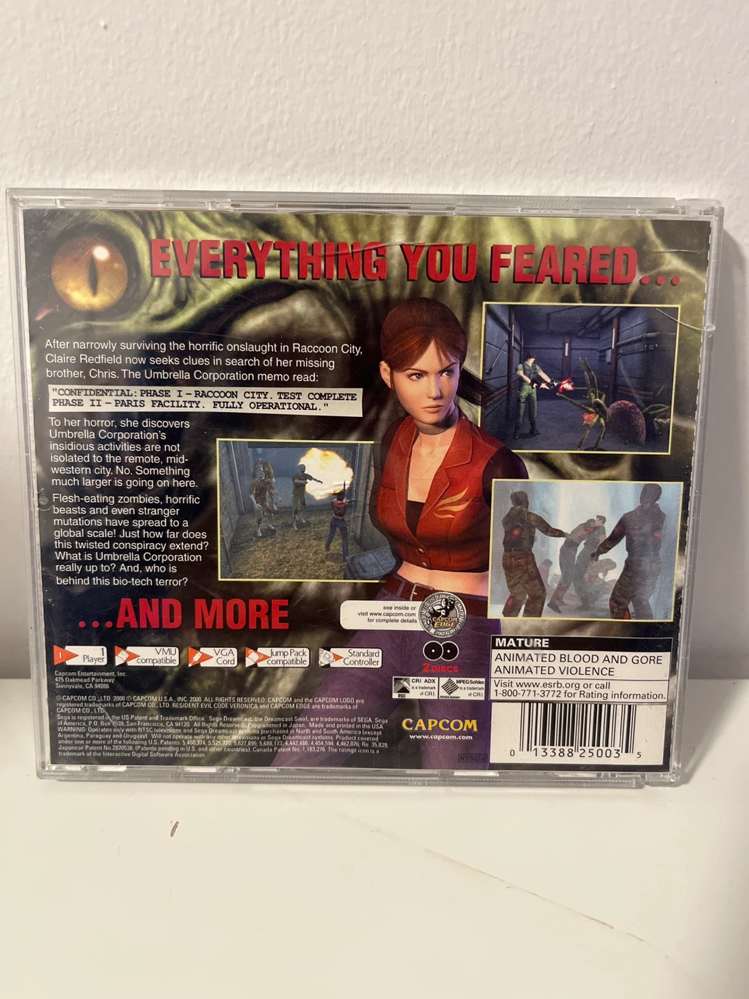 Resident Evil Code: Veronica (Sega Dreamcast) - photo 2