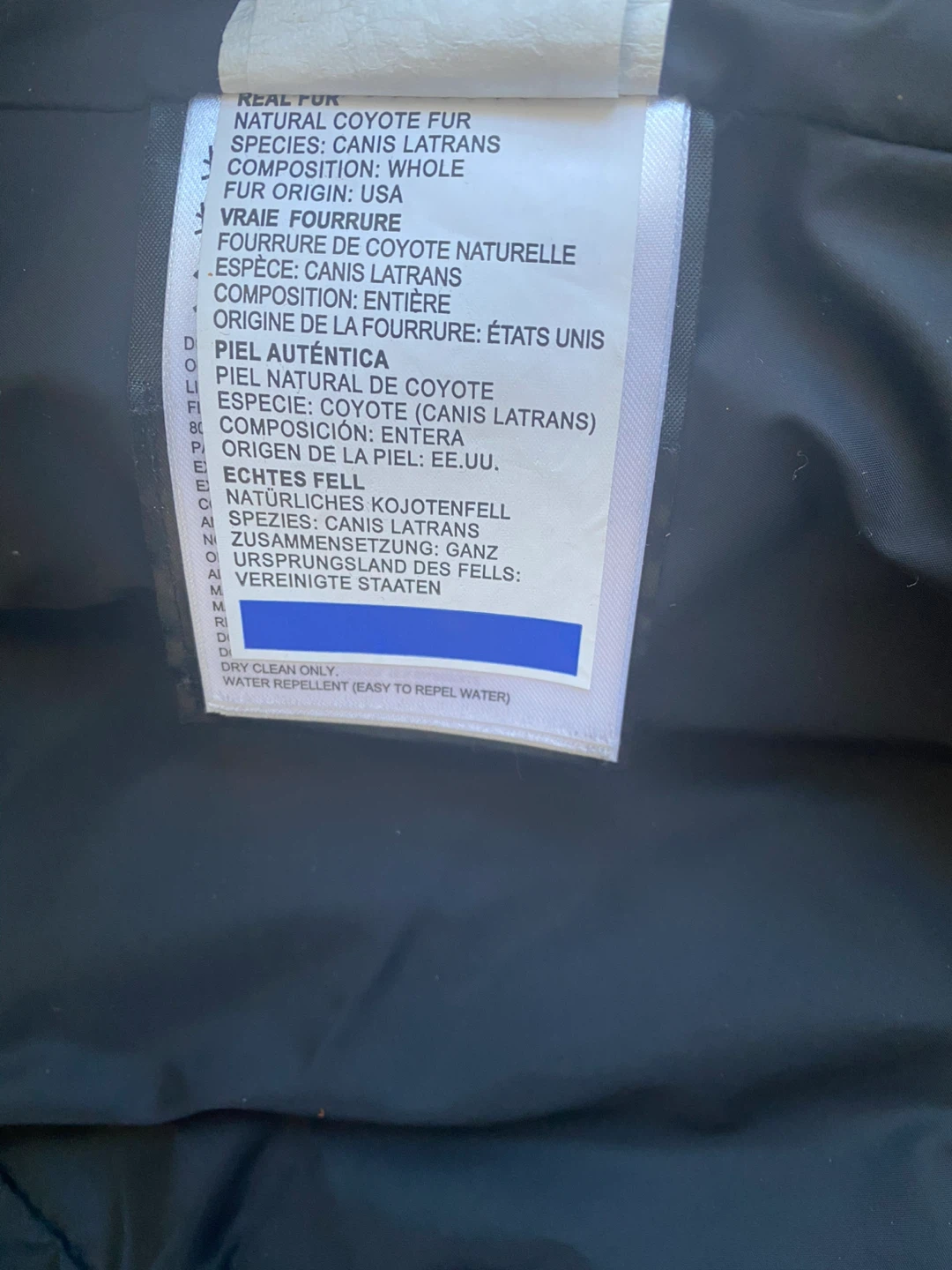 Canada Goose Navy Down Parka - Size M - photo 4