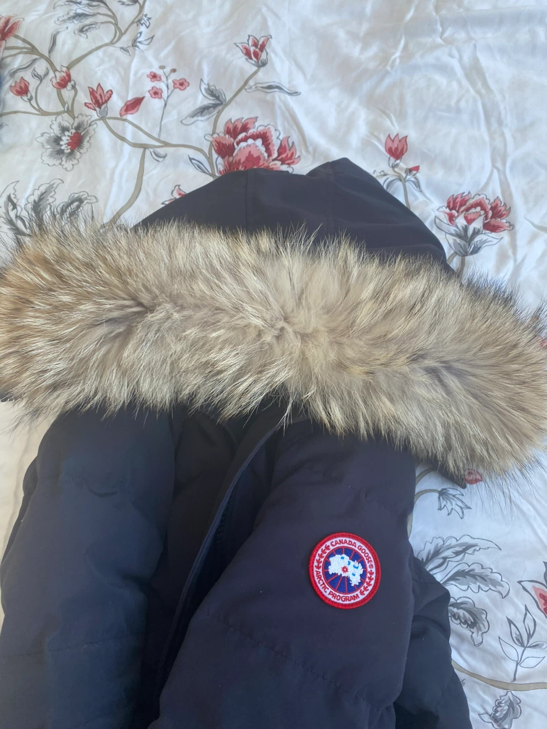 Canada Goose Navy Down Parka - Size M