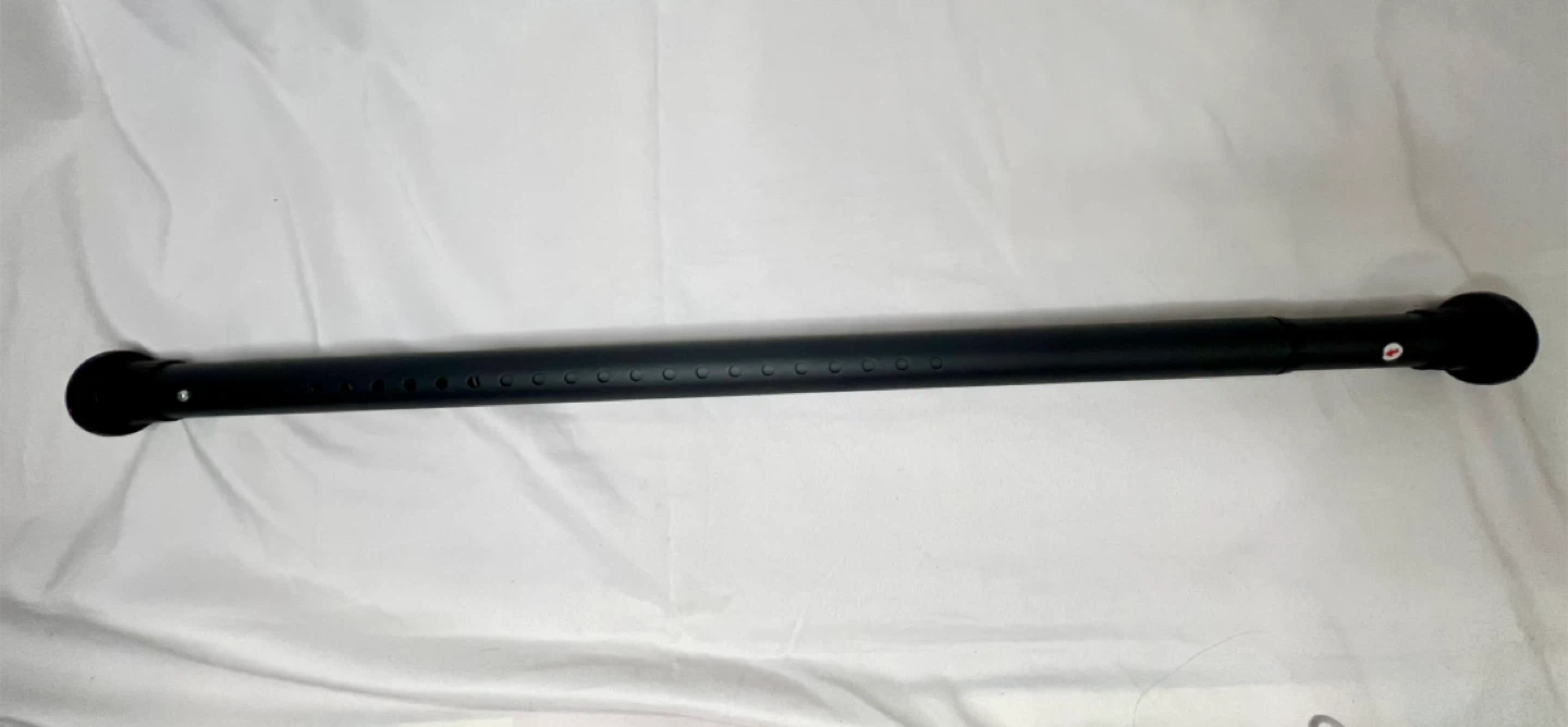No Drilling Shower Curtain Rod 28-43 in Black - photo 3