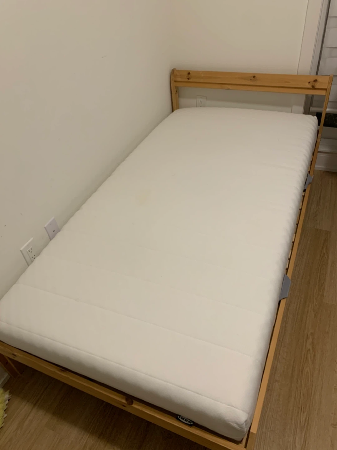 IKEA NEIDEN Bed Frame twin size with mattress - photo 2