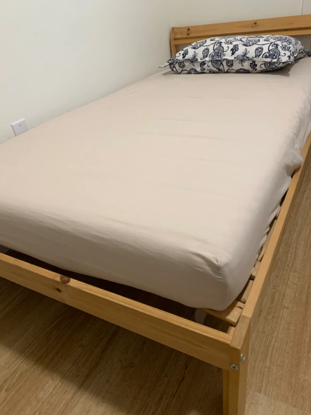 IKEA NEIDEN Bed Frame twin size with mattress - photo 4