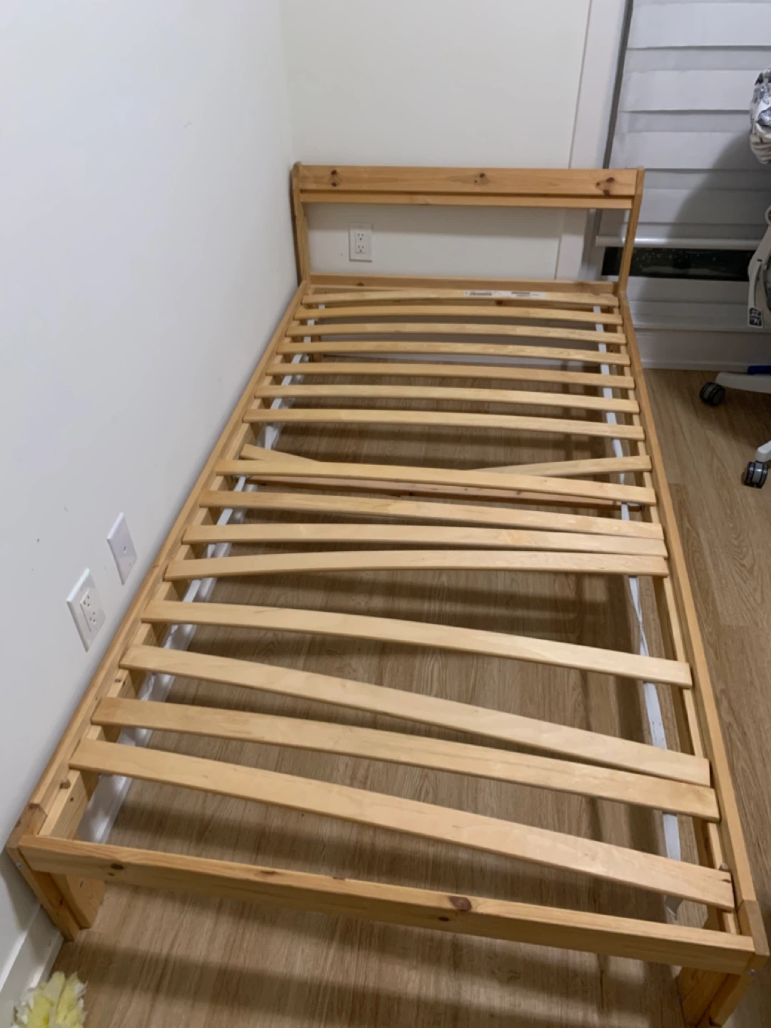 IKEA NEIDEN Bed Frame twin size with mattress - photo 5