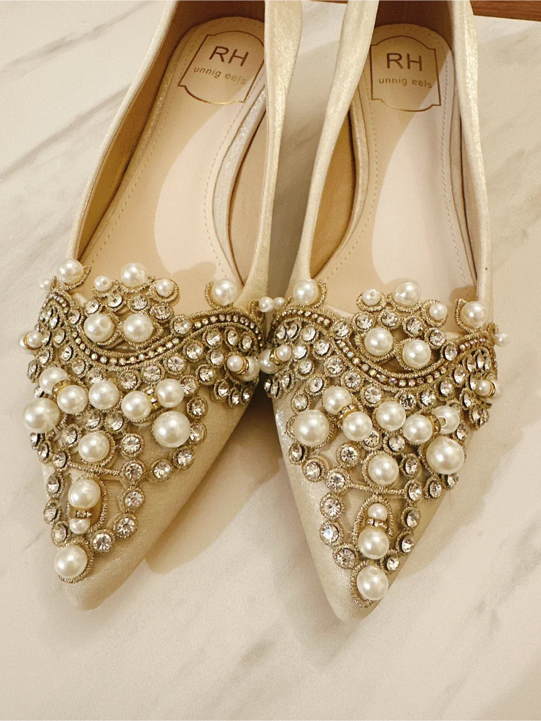 RH Unnig Eels Embellished Flats - Size 7（US） image indicator(2)