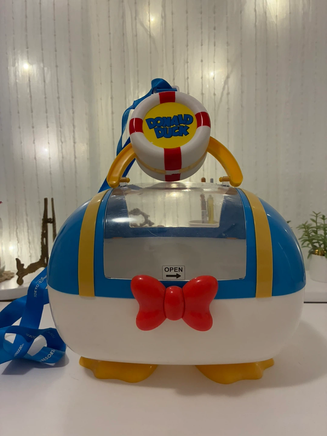 Limited Donald Duck souvenir lunch box from Tokyo Disney Resort