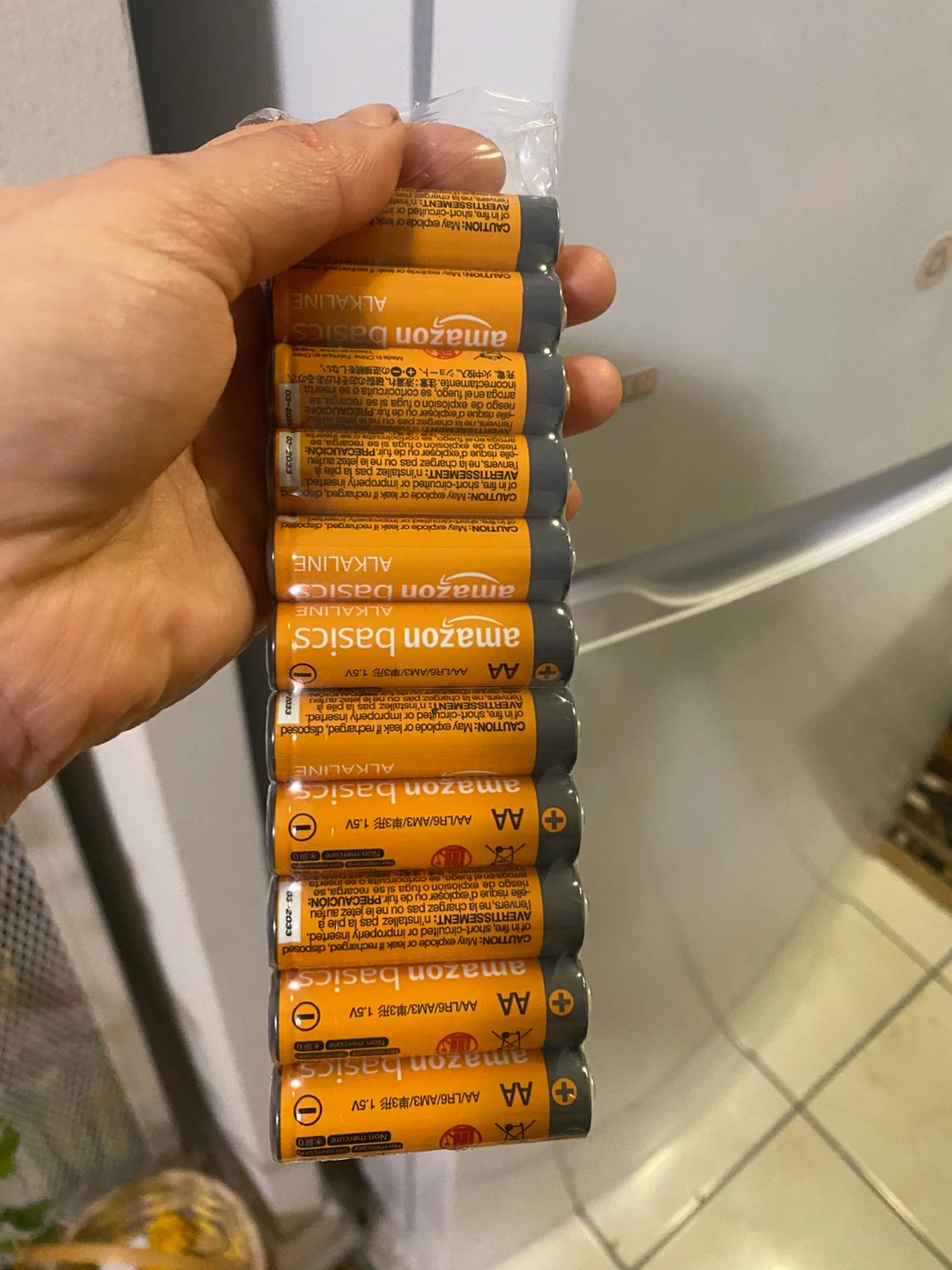 New Amazon Basics AA Alkaline Batteries 🥕