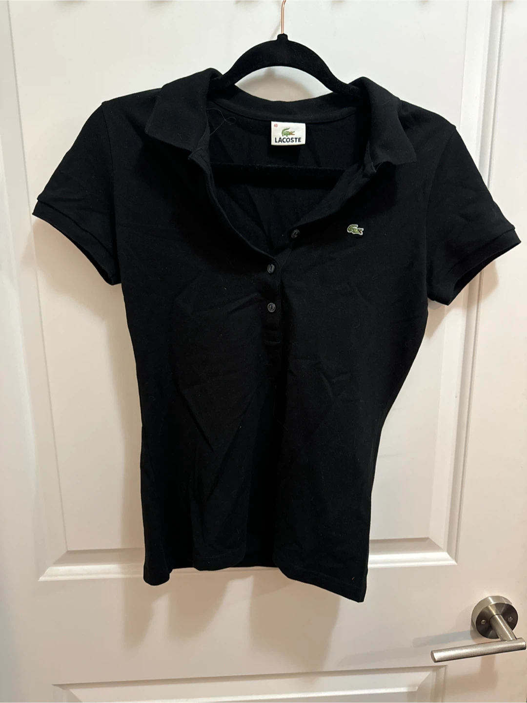 Lacoste Black Polo Shirt