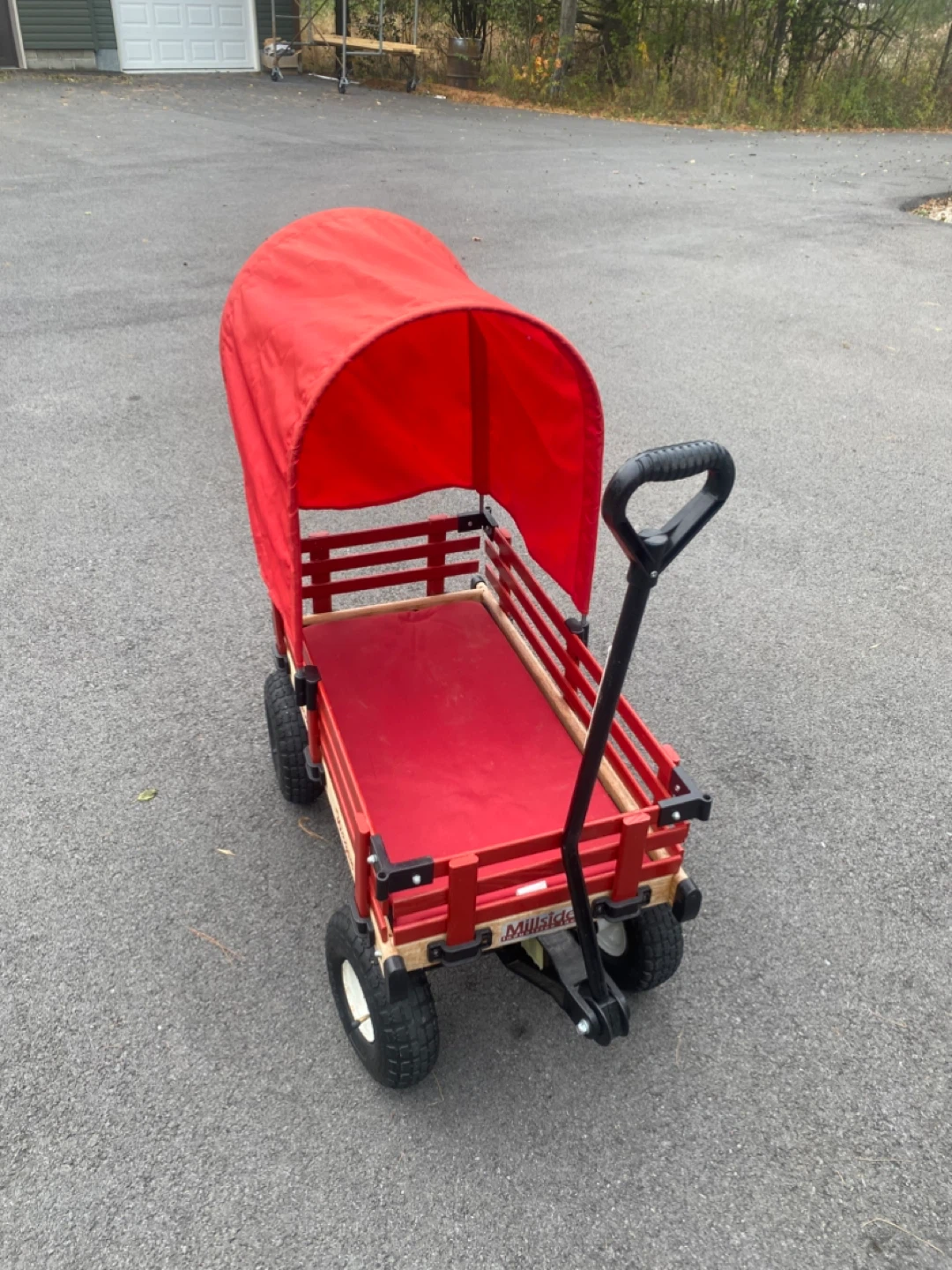 Express Wagon Red Wagon with Canopy - photo 5