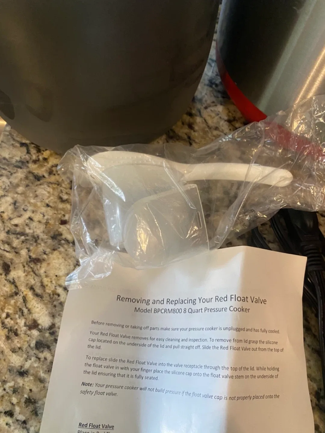 8 Quart Pressure Cooker - Model BPCRM800 image indicator(5)