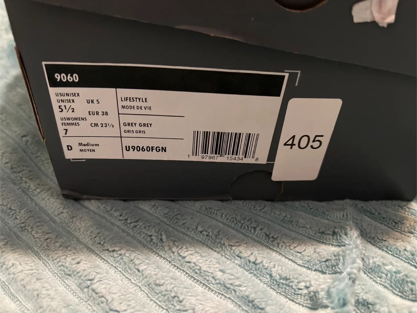 🥕New Balance 9060 Grey Grey Women's Size 7 image indicator(3)