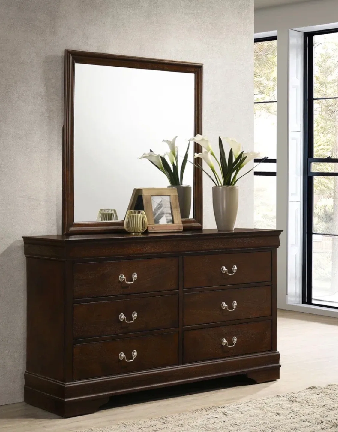 Bedroom Furniture Set - Dresser, Bed, Nightstands, Sofa image indicator(3)