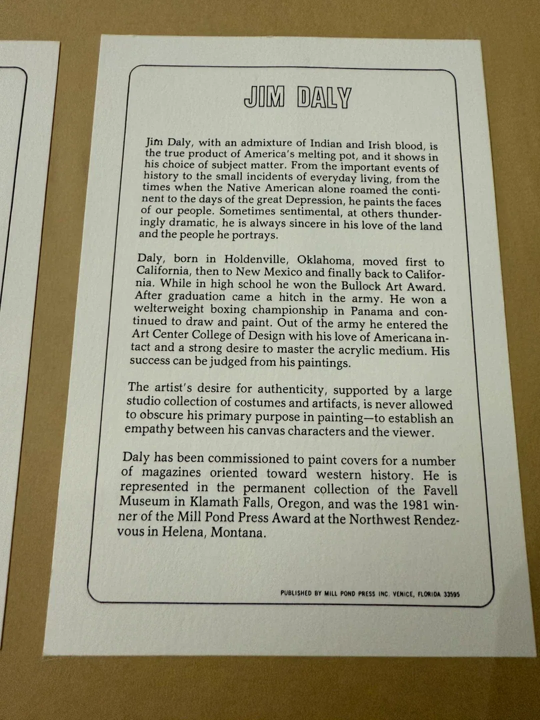 Jim Daly "Saturday Night" Framed Print image indicator(6)