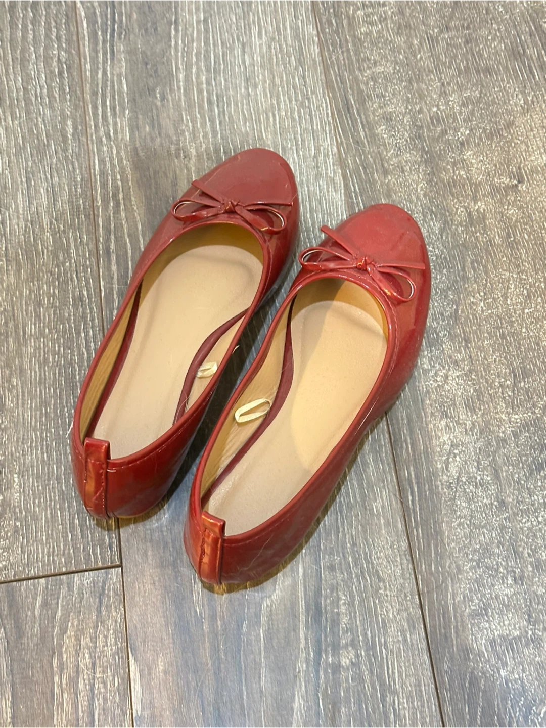 Red Ballet Flats - Size 38 - photo 2