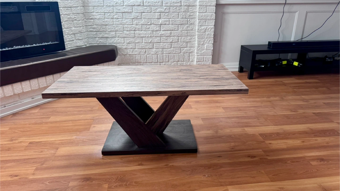 Wood Grain Coffee Table