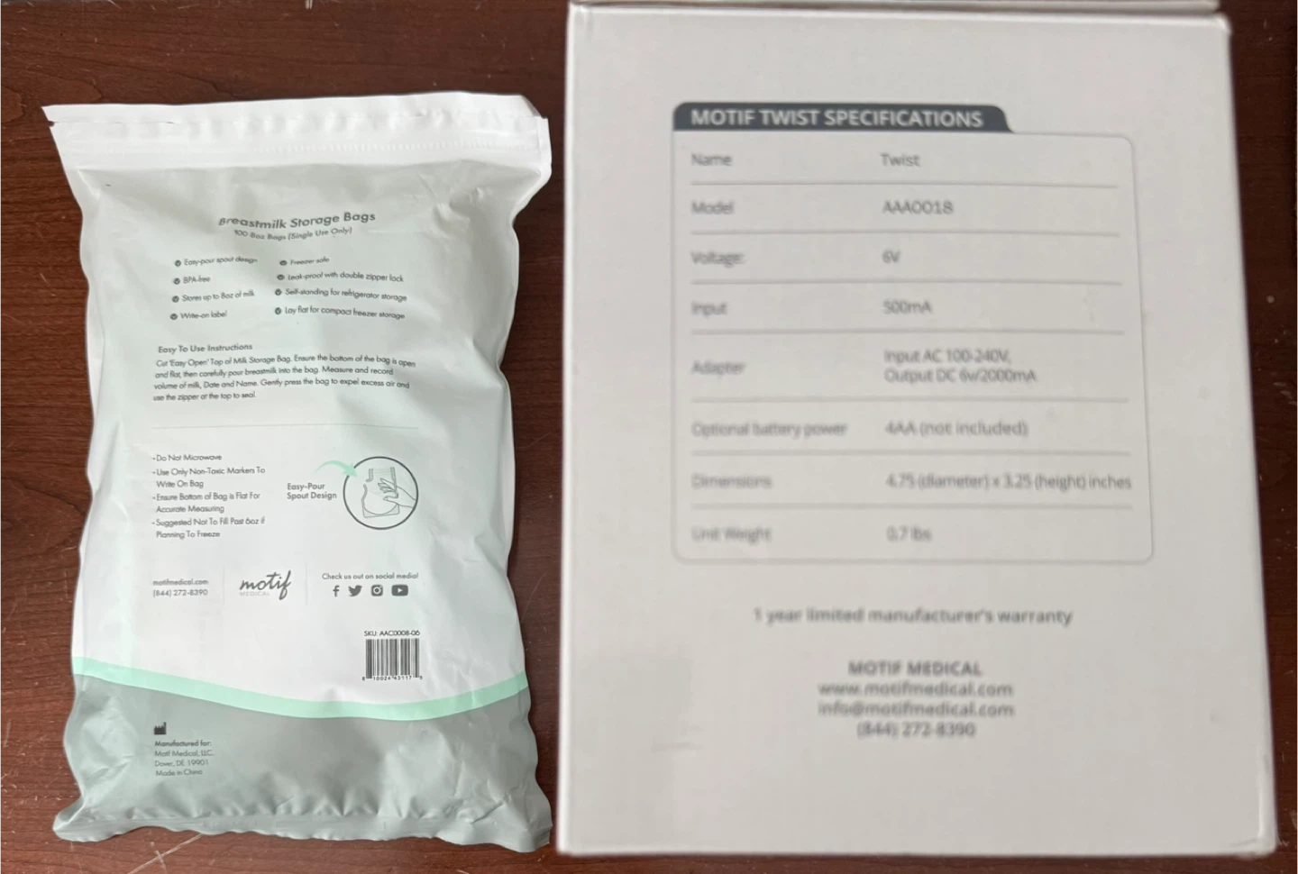 Motif Twist Double Electric Breast Pump - photo 4