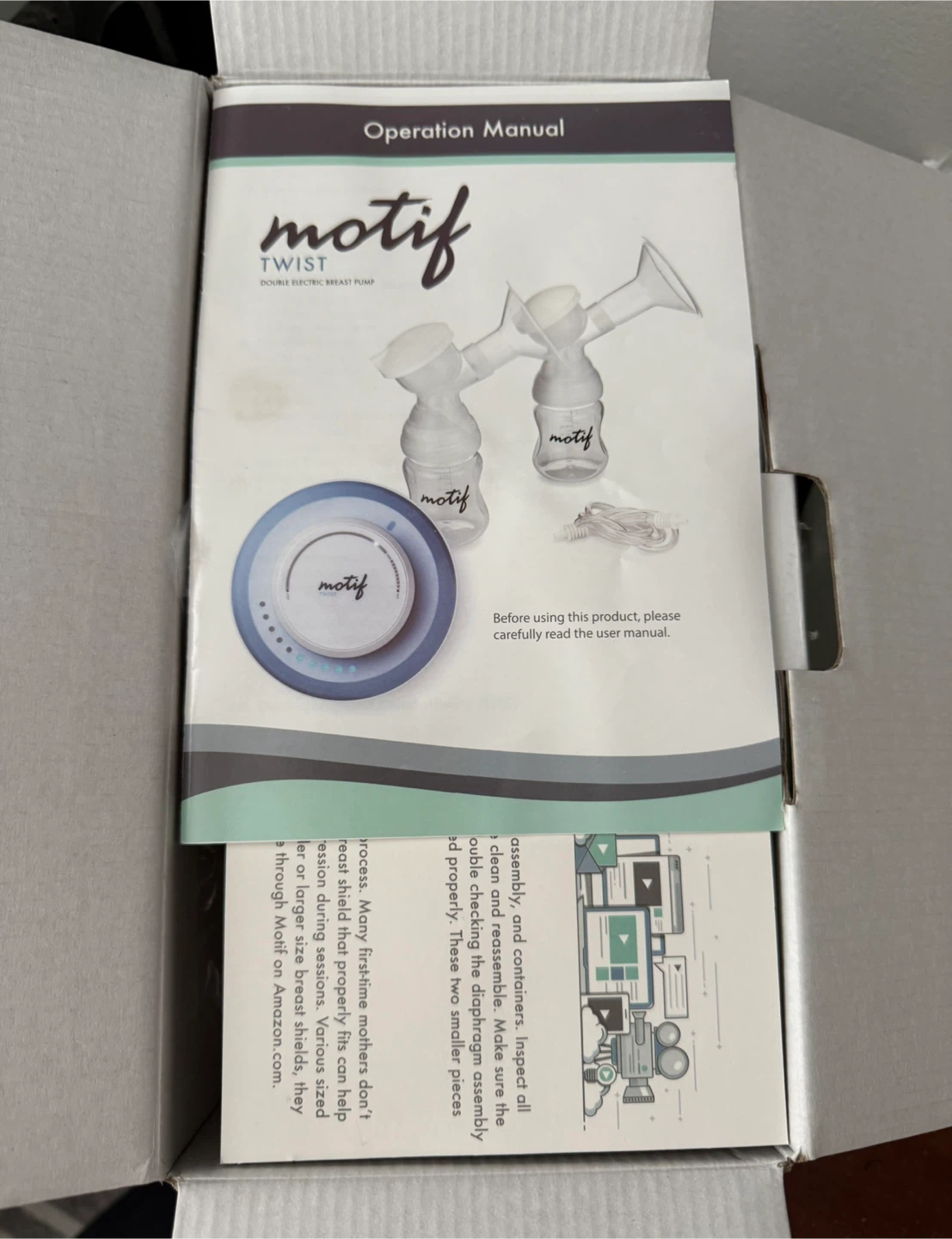 Motif Twist Double Electric Breast Pump - photo 3