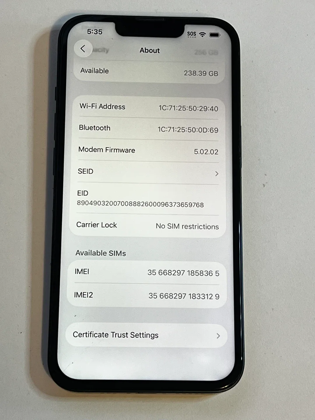 iPhone 13 256GB image indicator(6)