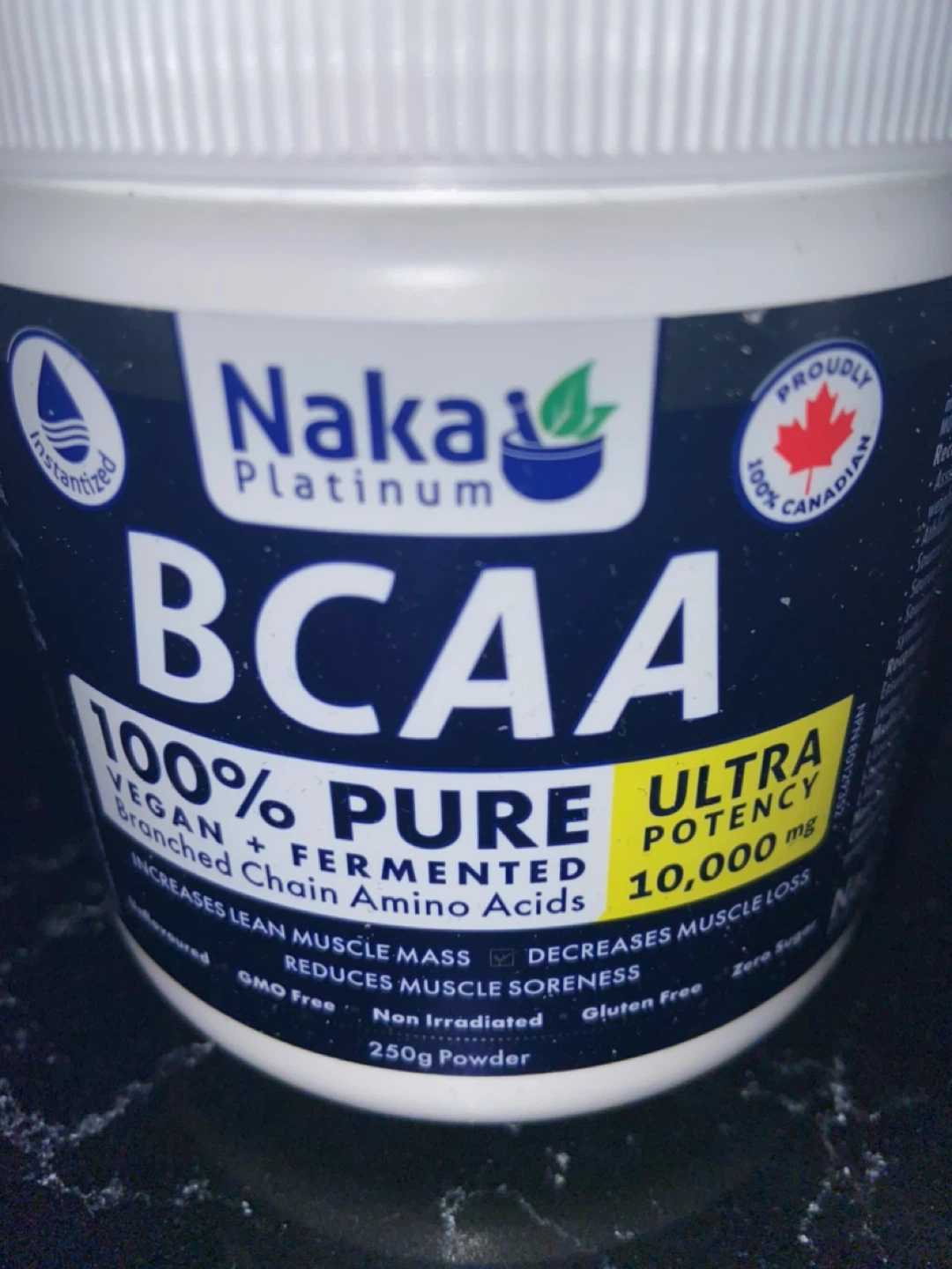 Naka Platinum BCAA - 250g Powder