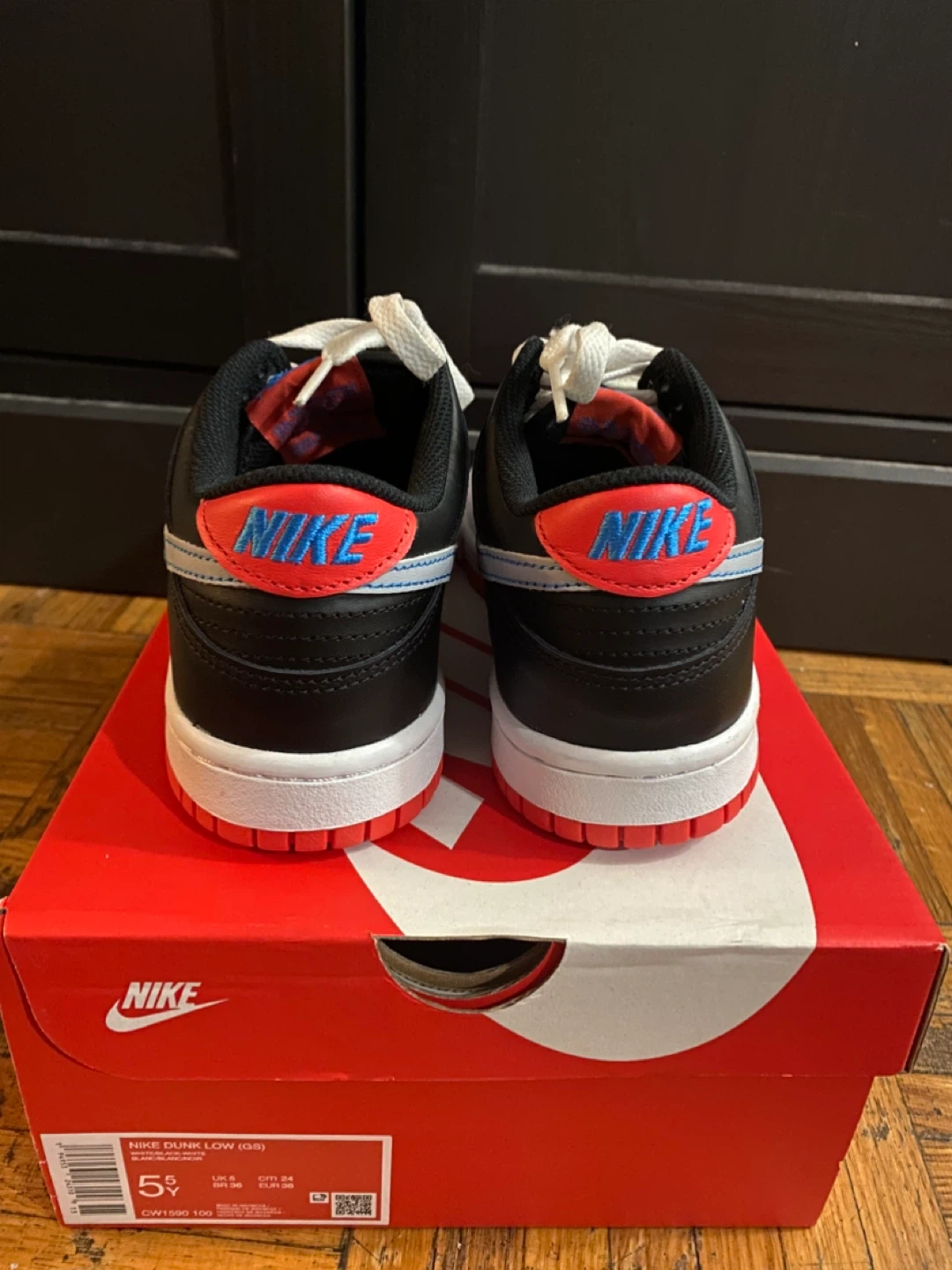 Nike Dunk Low GS White/Black/Grey - photo 3