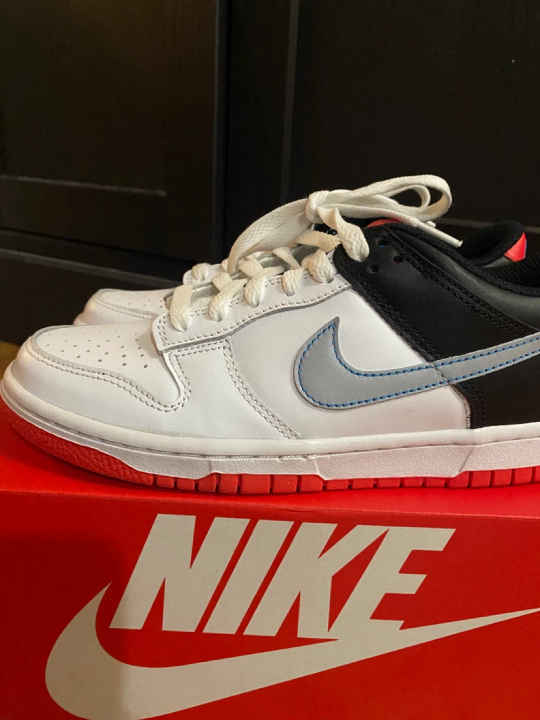 Nike Dunk Low GS White/Black/Grey - photo 5